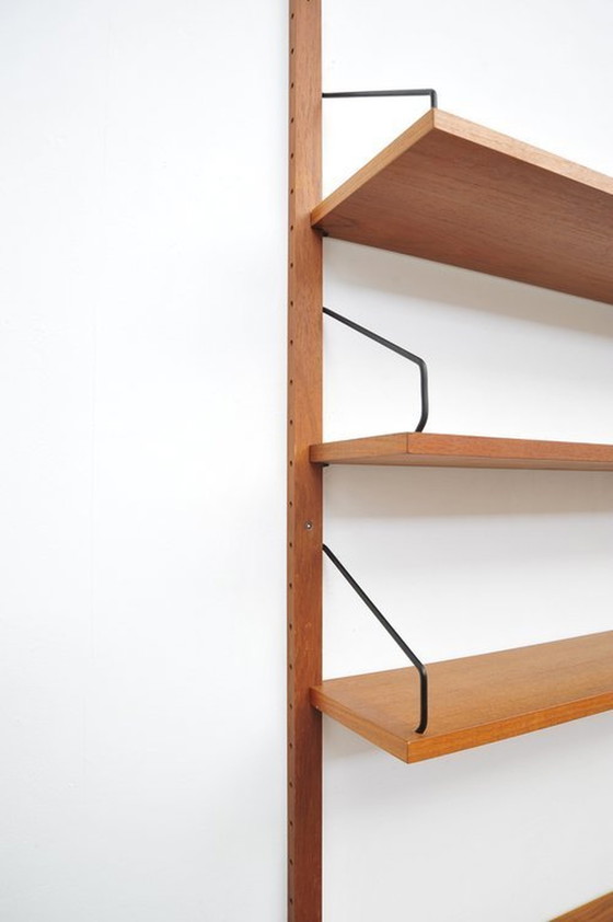 Image 1 of Royal Cado shelving system 08 Teak wardrobe Poul Cadovius 1950