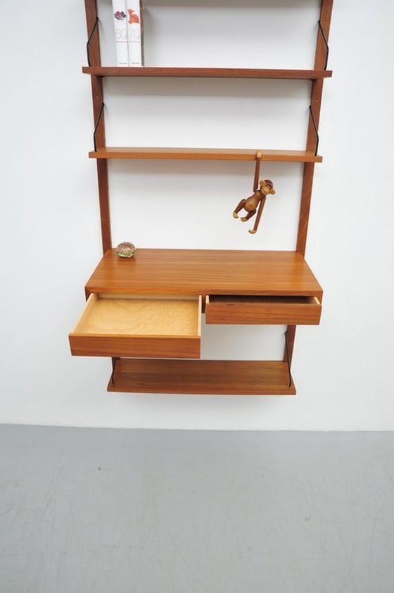 Image 1 of Royal Cado shelving system 08 Teak wardrobe Poul Cadovius 1950