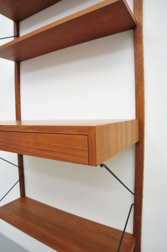 Image 1 of Royal Cado shelving system 08 Teak wardrobe Poul Cadovius 1950