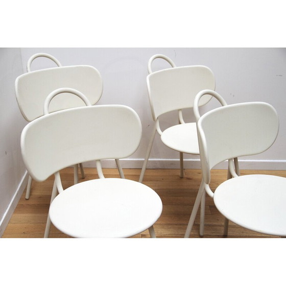 Image 1 of Set of 4 vintage Bibelo Swim chairs by Margaux Keller