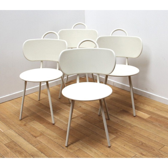 Image 1 of Set of 4 vintage Bibelo Swim chairs by Margaux Keller