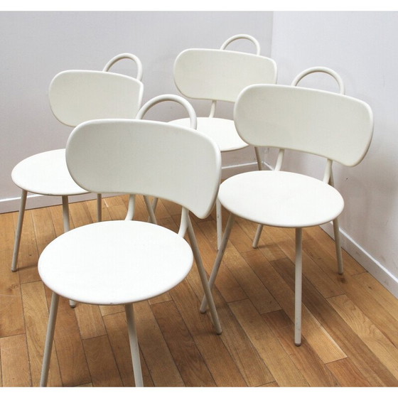 Image 1 of Set of 4 vintage Bibelo Swim chairs by Margaux Keller