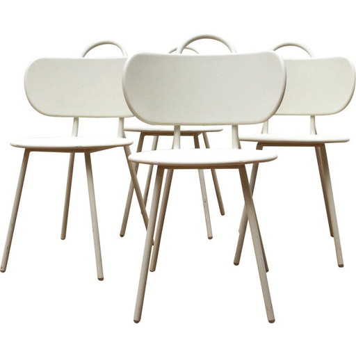 Set of 4 vintage Bibelo Swim chairs by Margaux Keller