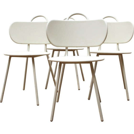 Image 1 of Set of 4 vintage Bibelo Swim chairs by Margaux Keller