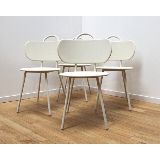 Image 1 of Set of 4 vintage Bibelo Swim chairs by Margaux Keller