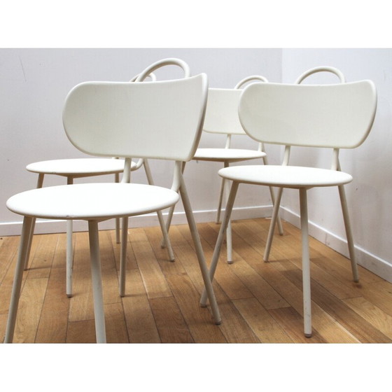Image 1 of Set of 4 vintage Bibelo Swim chairs by Margaux Keller