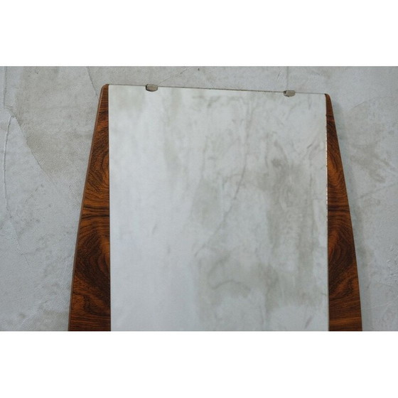 Image 1 of Specchio da parete in palissandro di metà secolo, anni '60