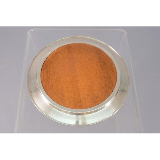 Image 1 of Vintage model TW 142 tray in glass and teak by Tapio Wirkkala, Germany