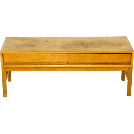 Image 1 of Vintage oakwood console by Marian Gabrinski for Möbel-Ikea, Sweden 1960