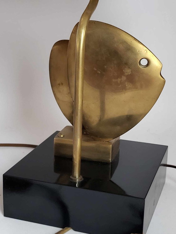 Image 1 of Brass Table lamp Fish