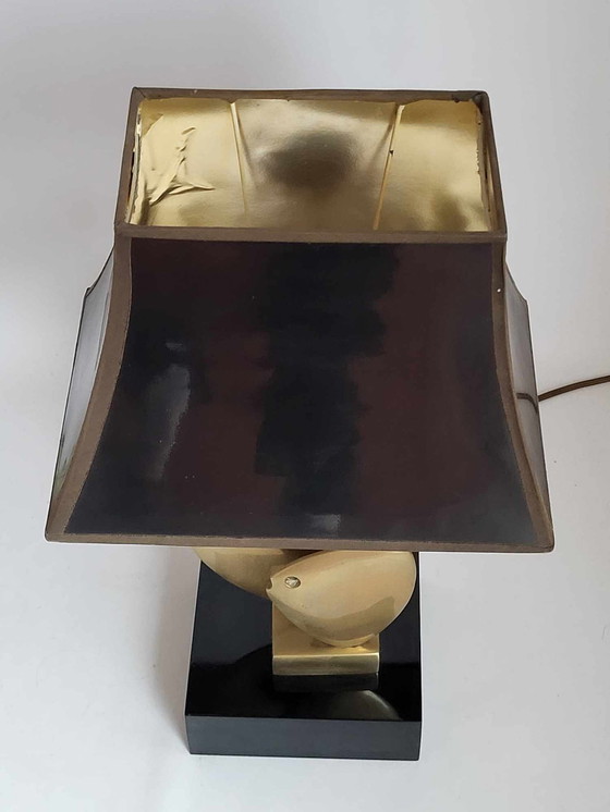 Image 1 of Brass Table lamp Fish