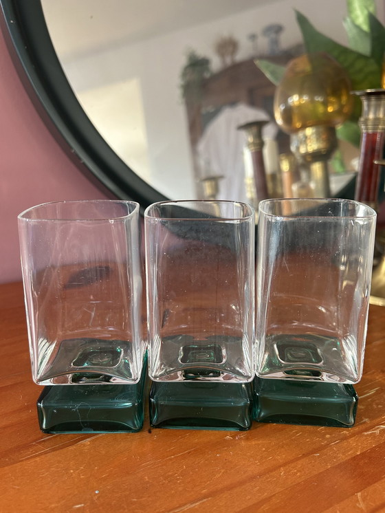 Image 1 of 3x Bormioli Monet Wine Glasses