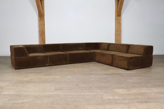 Image 1 of Cor Trio Modular Sofa In Brown Teddy By Team Form Ag, 1970S