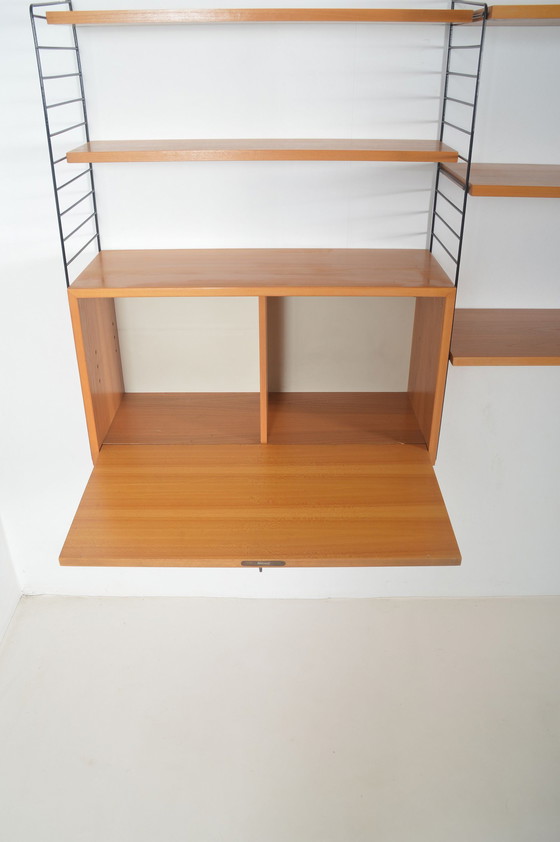 Image 1 of Swedish wall unit designed by Kasja & Nils Nisse Strinning, 1950s