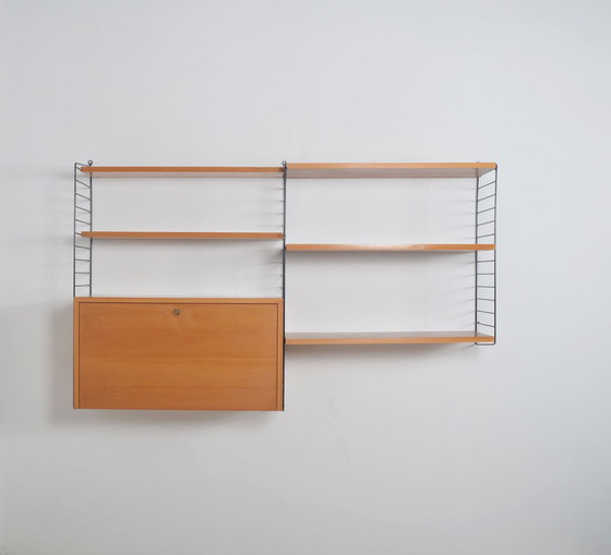 Image 1 of Swedish wall unit designed by Kasja & Nils Nisse Strinning, 1950s