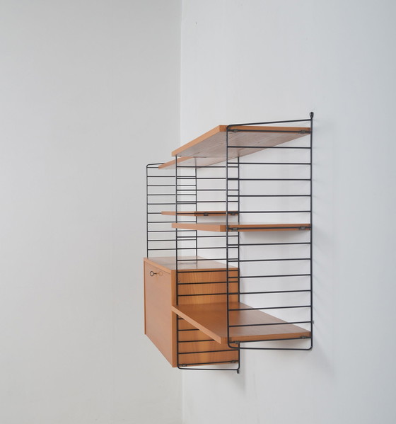 Image 1 of Swedish wall unit designed by Kasja & Nils Nisse Strinning, 1950s