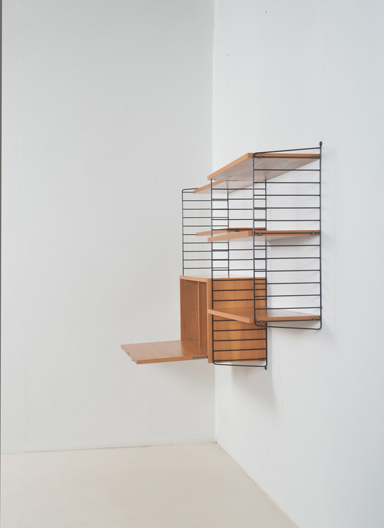 Image 1 of Swedish wall unit designed by Kasja & Nils Nisse Strinning, 1950s