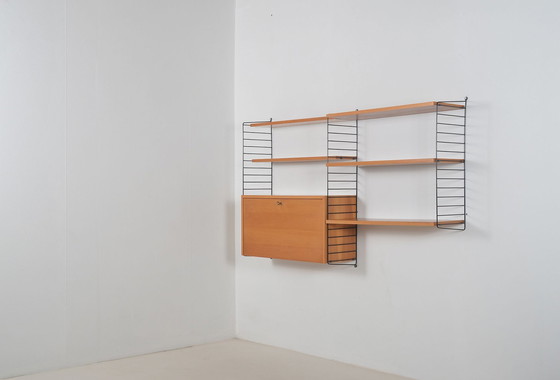 Image 1 of Swedish wall unit designed by Kasja & Nils Nisse Strinning, 1950s