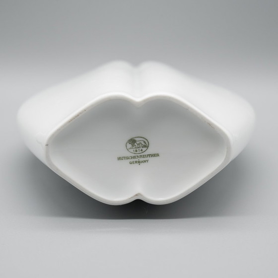 Image 1 of Chic Hutschenreuther Glossy Porcelain 70S-80S Pop-Art Vintage Vase Duo Kiss 