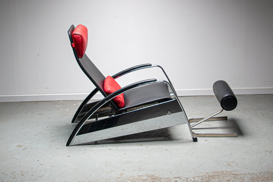 Image 1 of P80 GRAND REPOSE LOUNGE CHAIR & OTTOMAN BY JEAN PROUVÉ FOR TECTA, 1980S