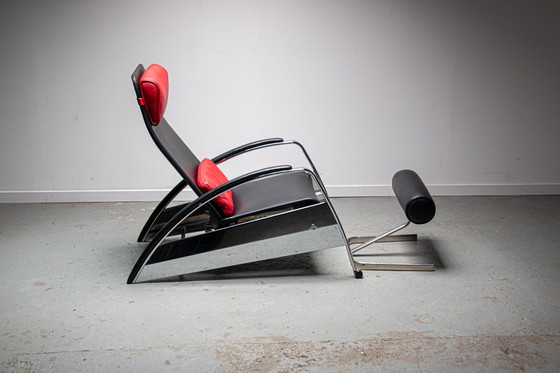 Image 1 of P80 GRAND REPOSE LOUNGE CHAIR & OTTOMAN BY JEAN PROUVÉ FOR TECTA, 1980S