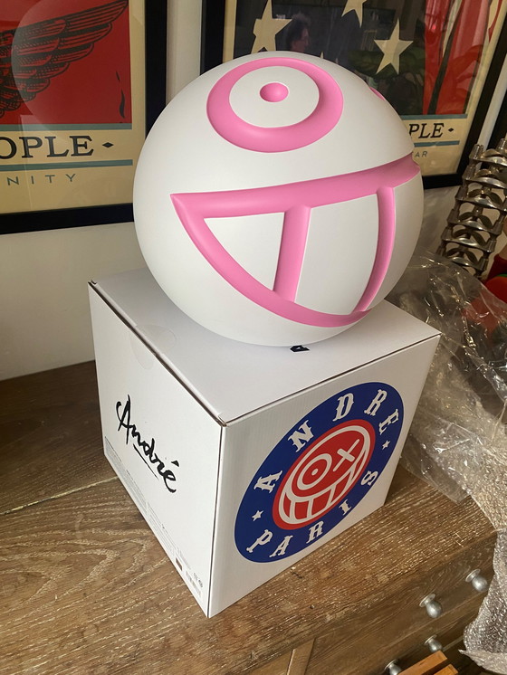 Image 1 of Mr.A W Size 280Mm André Saraiva White Pink Ball 2022 Medicom Toy