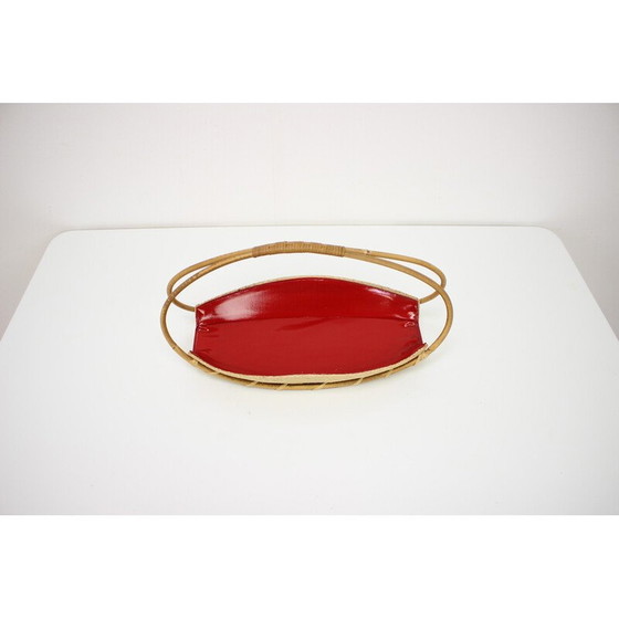 Image 1 of Cestino decorativo d'epoca, Cecoslovacchia 1950