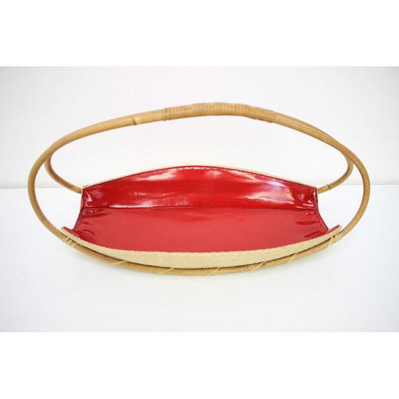 Image 1 of Cestino decorativo d'epoca, Cecoslovacchia 1950