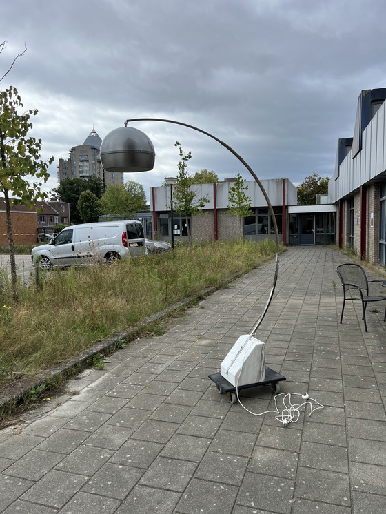 Image 1 of Arc Arc Arc Lamp Chrome & Marble