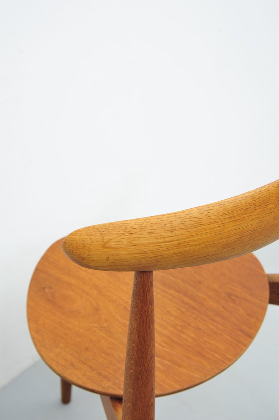 Image 1 of Hans J. Wegner Heart Chair Fh4104 oak wood 1952