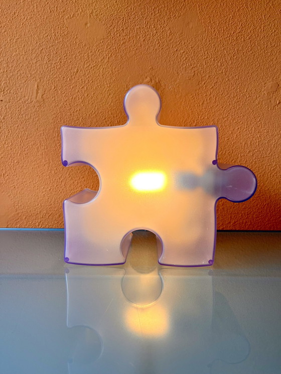 Image 1 of Vintage Visual Gram Puzzle Lamp Visualgram Puzzle Lamp