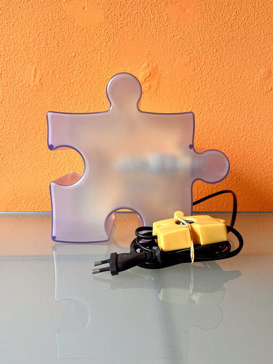 Image 1 of Vintage Visual Gram Puzzle Lamp Visualgram Puzzle Lamp