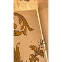 Vintage floor mirror with yellowish glass, Italy 1960