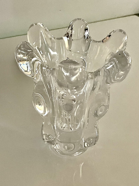Image 1 of Vaso vintage in cristallo Art Vannes