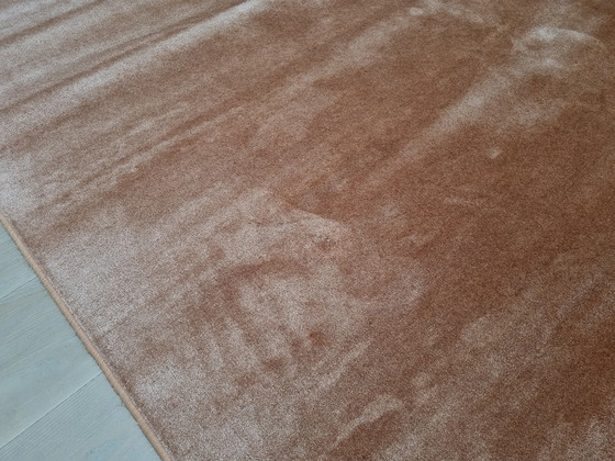 Image 1 of Modern Carpet rust-colored
