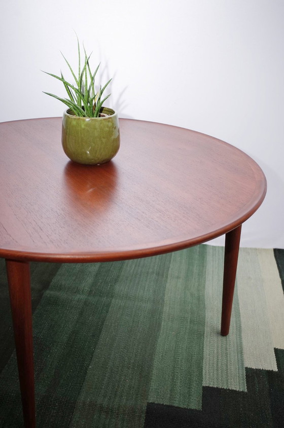 Image 1 of Danish teak coffee table Bc Møbler round