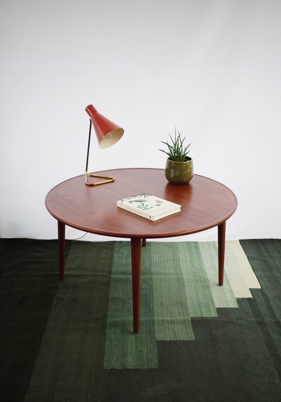 Image 1 of Danish teak coffee table Bc Møbler round