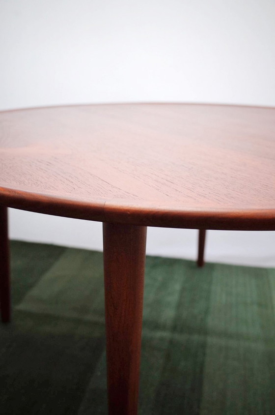 Image 1 of Danish teak coffee table Bc Møbler round