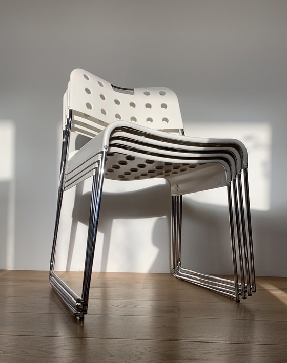 Image 1 of 4x chaises Omstak Red de Rodney Kinsman