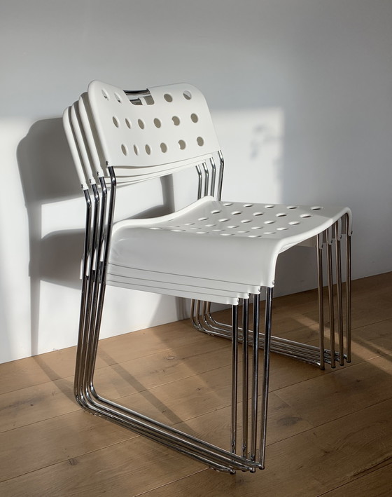 Image 1 of 4x chaises Omstak Red de Rodney Kinsman