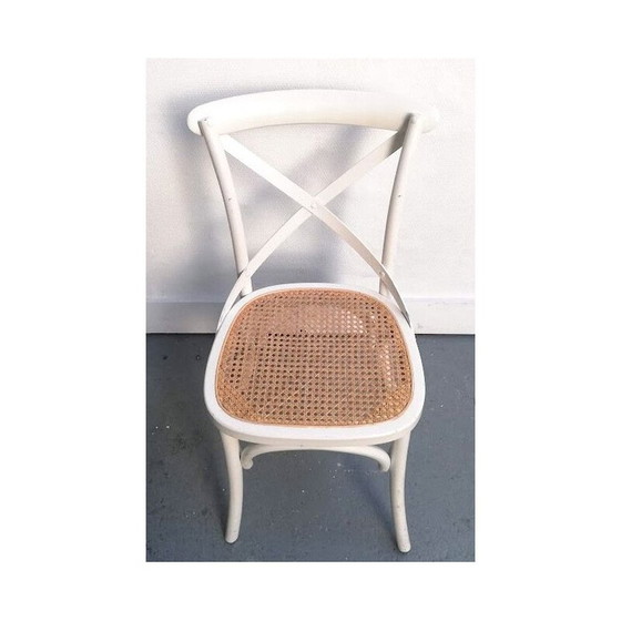 Image 1 of Vintage chair Ton 150 in beech wood and wicker