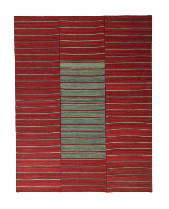 Image 1 of Hand-woven designer kilim - 310 X 241 Cm