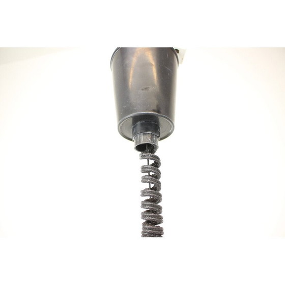 Image 1 of Vintage adjustable glass pendant lamp, Czechoslovakia 1970