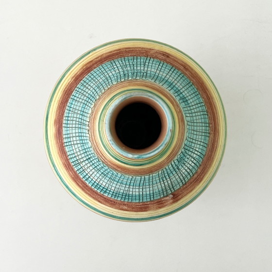 Image 1 of Vintage Vase - Glazed ceramic - Aldo Londi - Bitossi - 1950