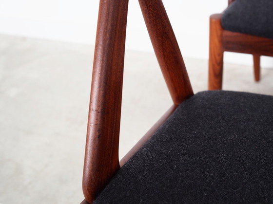 Image 1 of Set Of Four Teak Chairs, Danish Design, 1970S, Designer: Kai Kristiansen