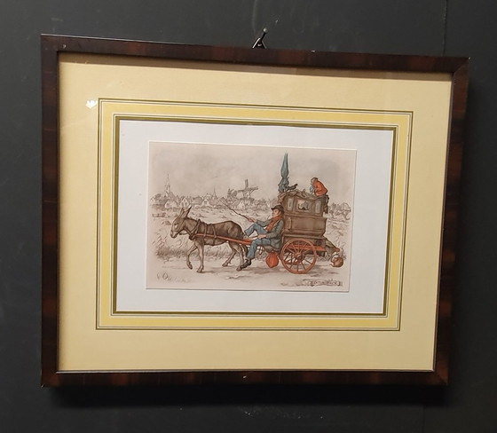 Image 1 of 2050 Framed Portraits By Anton Pieck