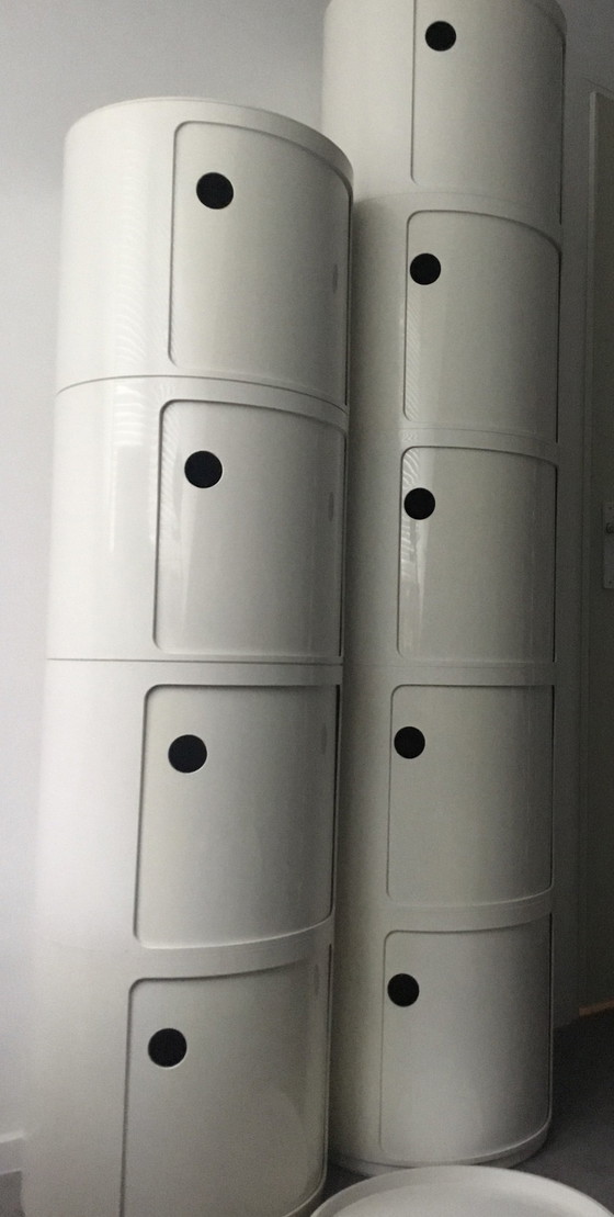 Image 1 of 9x Kartell Componibili Cupboards Large