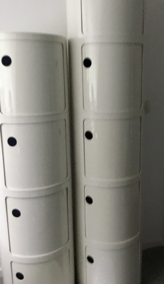 Image 1 of 9x Kartell Componibili Cupboards Large