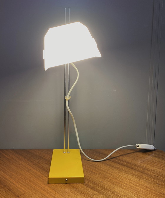 Image 1 of Yellow Desk Lamp By Josef Hurka For Lidokov Model L192-1353 