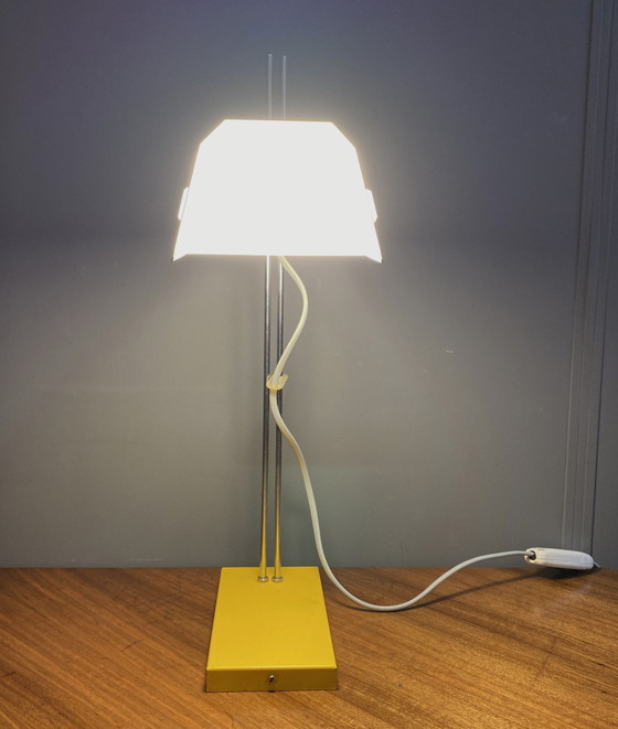 Image 1 of Yellow Desk Lamp By Josef Hurka For Lidokov Model L192-1353 